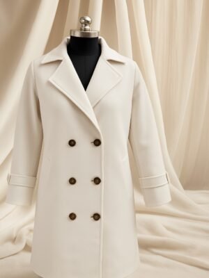 Cream Long Coat labububu