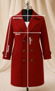 Long Coat Size Chart