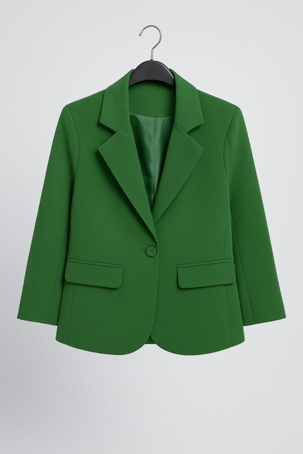 classic green blazer