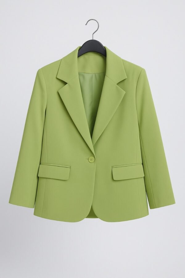 verde mint green blazer