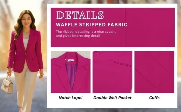 valencia hot pink blazer